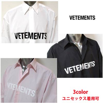 ヴェトモン VETEMENTS メンズ トップス シャツ 長袖 ユニセックス可