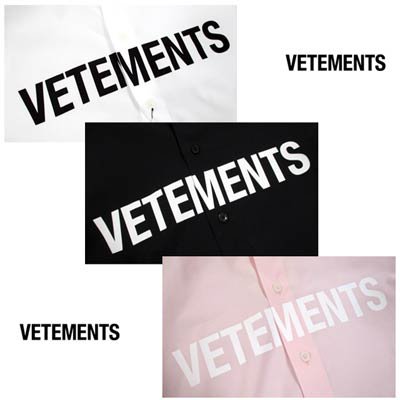 ヴェトモン VETEMENTS メンズ トップス シャツ 長袖 ユニセックス可