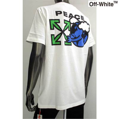 オフホワイト(OFF-WHITE)メンズ トップス Tシャツ 半袖 ロゴ 2color