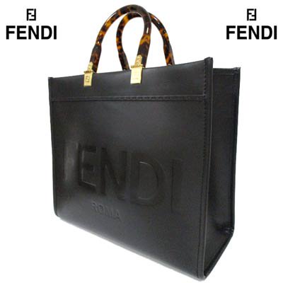 フェンディ FENDI メンズ 鞄 バッグ トートバッグ unisex可 持ち手鼈甲 