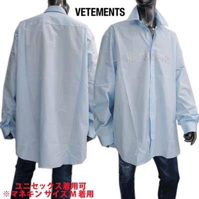 ヴェトモン VETEMENTS メンズ トップス シャツ 長袖 オーバーサイズ