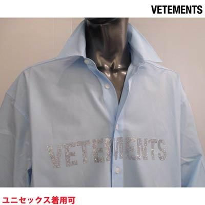 ヴェトモン VETEMENTS メンズ トップス シャツ 長袖 オーバーサイズ