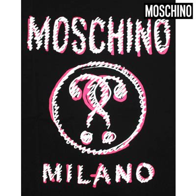 スキーノ(MOSCHINO)メンズ トップス Tシャツ 半袖 ロゴ ユニセックス可