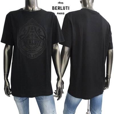 ベルルッティ(BERLUTI) メンズ トップス Tシャツ 半袖 ロゴ フロント