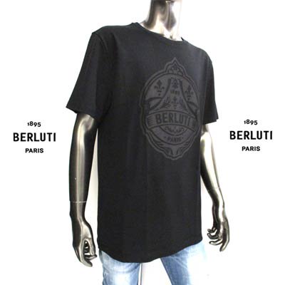 ベルルッティ(BERLUTI) メンズ トップス Tシャツ 半袖 ロゴ フロント 