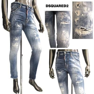 ディースクエアード DSQUARED2 メンズ パンツ ボトムス デニム ロゴ ...