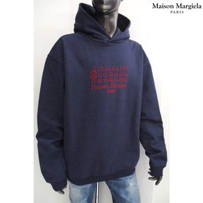 Maison Margiela メゾンマルジェラ パーカー 50(XL位) 紺