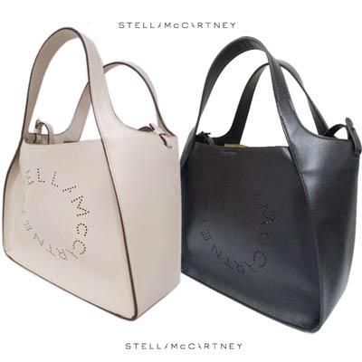 ステラマッカートニー STELLA McCARTNEY レディース 鞄 バッグ パンチングレザー・ロゴ・ミニポーチ付き2wayレザートートバッグ  513860 W8542 1000/9000