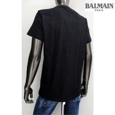 バルマン BALMAIN メンズ トップス Tシャツ 半袖 ※同デザインで