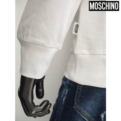 モスキーノ MOSCHINO メンズ トップス ロンT ロゴ 2color チェスト部分 