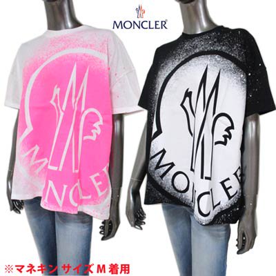 モンクレール MONCLER レディース トップス Tシャツ 半袖 2color 裾 ...