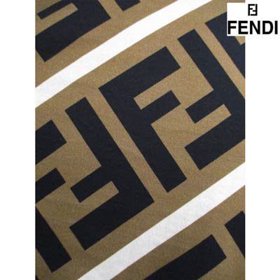 フェンディ FENDI メンズ トップス Tシャツ 半袖 ロゴ 総柄FFズッカ柄 
