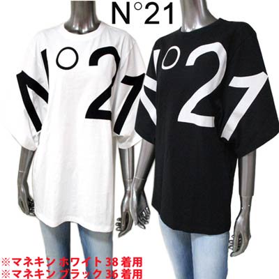 ヌメロヴェントゥーノ N°21 レディース トップス Tシャツ 半袖 ロゴ