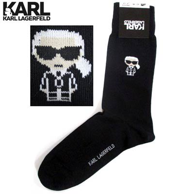 カールラガーフェルド KARL LAGERFELD メンズ 小物 靴下 ソックス ロゴ