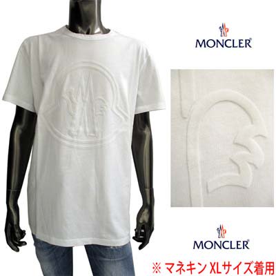 󥯥졼 MONCLER  T Ⱦµ ȥåץ  եȥӥåMONCLERT ۥ磻 8C00054 8390T 001<img class='new_mark_img2' src='https://img.shop-pro.jp/img/new/icons2.gif' style='border:none;display:inline;margin:0px;padding:0px;width:auto;' />