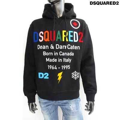 ディースクエアード(DSQUARED2) メンズ トップス パーカー フーディー ...