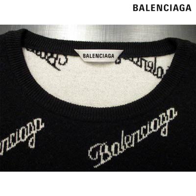 バレンシアガ BALENCIAGA メンズ トップス ニット セーター ロゴ ユニ 