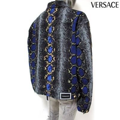 ヴェルサーチ VERSACE メンズ アウター ジャケット パイソン柄