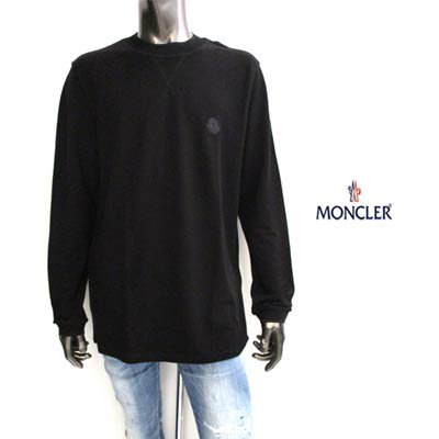 モンクレール MONCLER メンズ トップス ロンT 長袖 ロゴ 胸元ワッペン