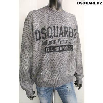 DSQUARED2 ディースクエアード フロント ロゴ スウェット トレーナー 関税込】新作 DSQUARED2 ディースクエアード◇ロゴ スウェット
