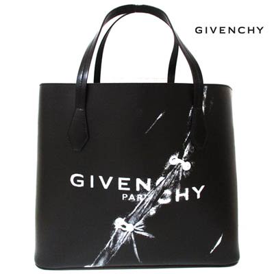 ジバンシー GIVENCHY メンズ 鞄 バッグ ロゴ ユニセックス可 GIVENCHYフープリングロゴ・ロゴ型押し・ミニポーチ付レザートート  BB50HB B14K 001