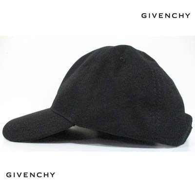 ジバンシー GIVENCHY メンズ 小物 帽子 キャップ ロゴ ユニセックス可 GIVENCHYスモールロゴ/Gロゴ刺繍付キャップ ブラック  BPZ022P 0C4 001