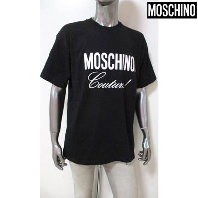 モスキーノ MOSCHINO メンズ トップス Tシャツ 2COLOR Moschino Coutureビッグロゴロゴ付オーバーサイズTシャツ  A0710 5240 1002/1555