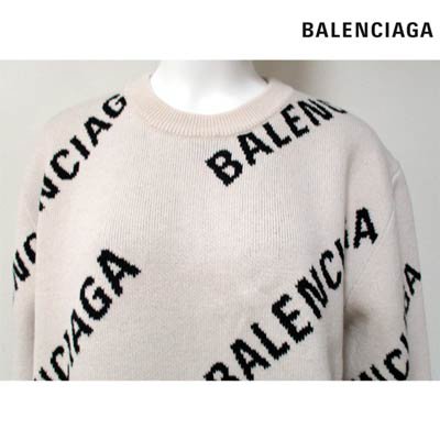 バレンシアガ BALENCIAGA レディース トップス ニット セーター ロゴ 