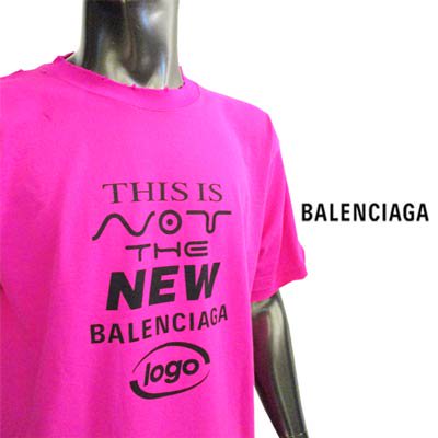 バレンシアガ BALENCIAGA メンズ Tシャツ 2色展開ですが色によって素材