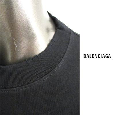 バレンシアガ BALENCIAGA メンズ Tシャツ 半袖 トップス ダメージ加工