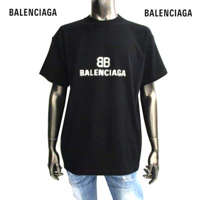 バレンシアガ BALENCIAGA メンズ Tシャツ 半袖 ロゴ BB/BALENCIAGA 