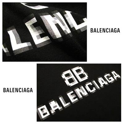 バレンシアガ BALENCIAGA メンズ Tシャツ 半袖 ロゴ BB/BALENCIAGA