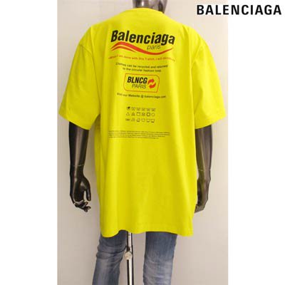 バレンシアガ BALENCIAGA メンズ トップス Tシャツ 半袖 マルチロゴ 