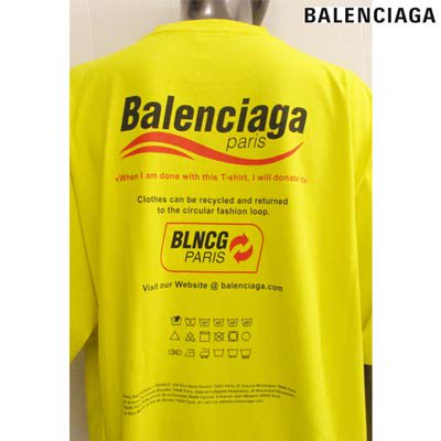 バレンシアガ BALENCIAGA メンズ トップス Tシャツ 半袖 マルチロゴ