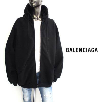 バレンシアガ BALENCIAGA メンズトップス パーカー フーディ ロゴ