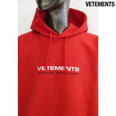 VETEMENTS ヴェトモン 21SS OVERSIZE LOGO HAUTE COUTURE HOODIE