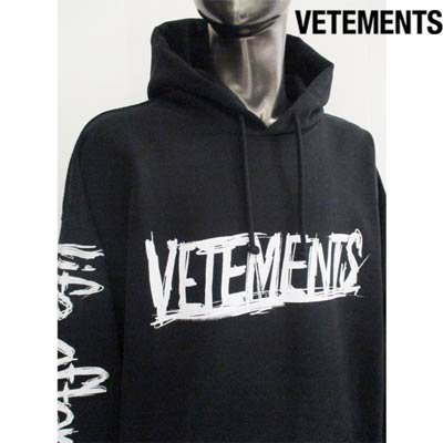 ヴェトモン(VETEMENTS) メンズ トップス パーカー フーディー ロゴ 