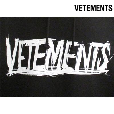 ヴェトモン(VETEMENTS) メンズ トップス パーカー フーディー ロゴプリント付パーカー UA52TR910W