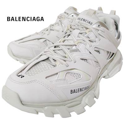 バレンシアガ(BALENCIAGA) メンズ 靴 スニーカー トラックトレーナー フェイクレザー・ラバーレイヤード・ロゴトラックスニーカー 542023