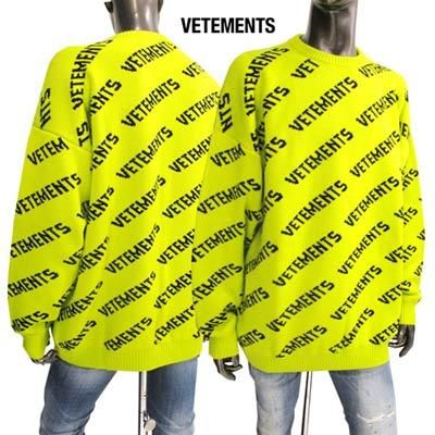 70cmvetements 総柄ニットセーター  S