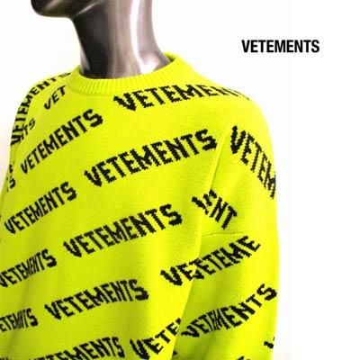 ヴェトモン VETEMENTS メンズ トップス ニット セーター 総柄VETEMENTS ...