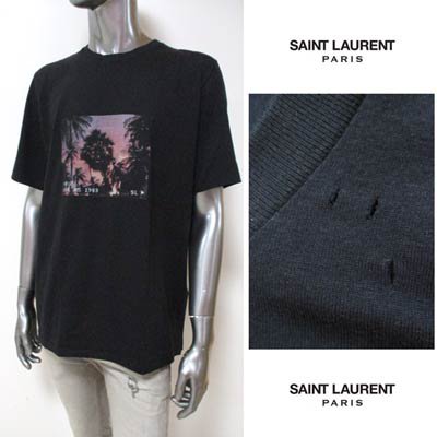 サンローランパリ SAINT LAURENT PARIS メンズ トップス Tシャツ 半袖