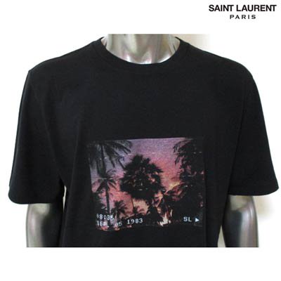 サンローランパリ SAINT LAURENT PARIS メンズ トップス Tシャツ 半袖 ...