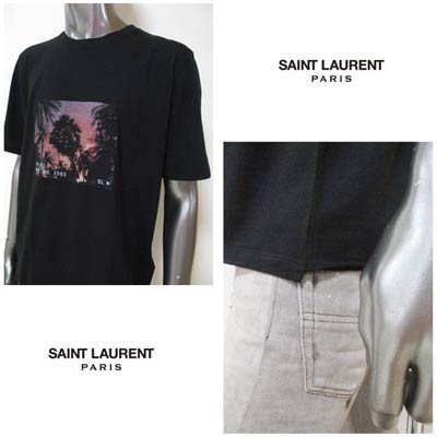 サンローランパリ SAINT LAURENT PARIS メンズ トップス Tシャツ 半袖
