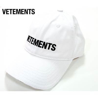 ヴェトモン(VETEMENTS) メンズ 帽子 キャップ ロゴ ユニセックス可 