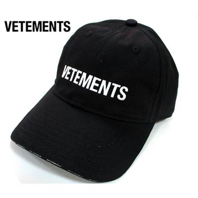 キャップVETEMENTS ヴェトモン Classic Logo Cap クラシックロゴ刺繍 ...