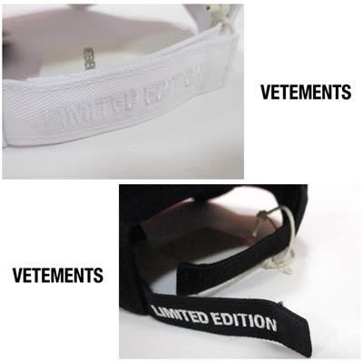 ヴェトモン(VETEMENTS) メンズ 帽子 キャップ ロゴ ユニセックス