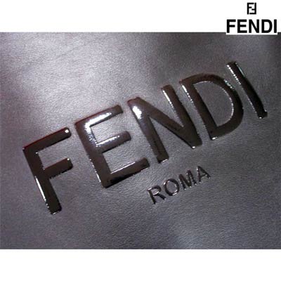 フェンディ(FENDI), メンズ 鞄 バッグ トートバッグ ロゴ ユニセックス可 FENDI ROMAポップアップロゴ付レザートートバッグ  ブラック, 7VA538 - ハイドロゲン、モンクレール、アルマーニなどの海外インポートブランド豊富なガッツオンラインショップ