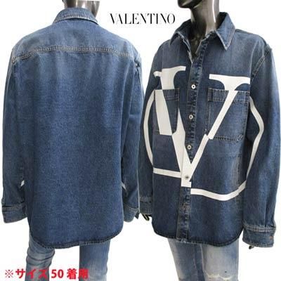 ヴァレンティノ(VALENTINO) メンズ トップス シャツ 長袖 ロゴプリント ...