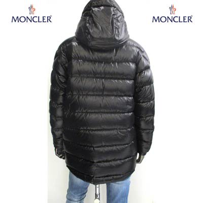 ンクレール(MONCLER), メンズ アウター ダウン ジャケット COURCILLON  ジップ部分トリコロールライン・ジップロゴ刻印・ロゴワッペン付ダウンジャケット, 1A00019 - ガッツ オンラインショップ